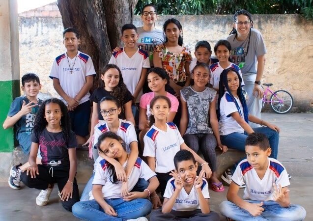 Crianças de unidade de acolhimento e escolas públicas de Araguari participam do Projeto Artes Integradas