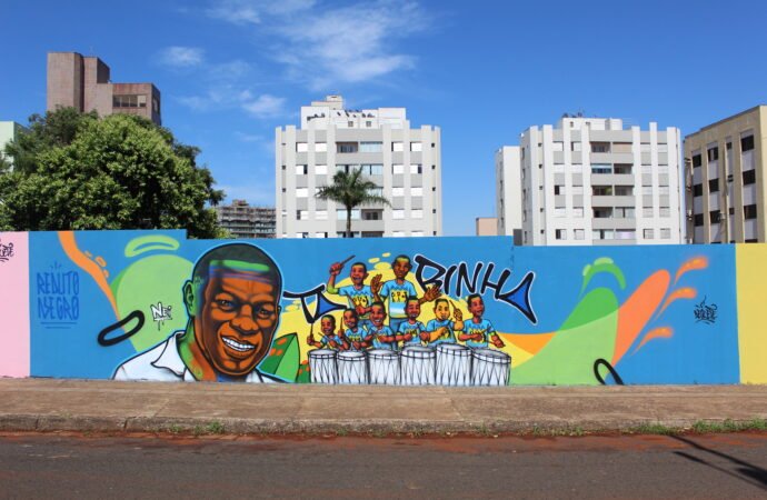 Em Uberlândia, galeria de arte urbana Reduto Negro ganha cinco novos murais